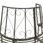 vidaXL Banco para árbol de jardín semicircular acero 160 cm vidaXL Banco para árbol de jardín semicircular acero 160 cm