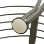 vidaXL Banco para árbol de jardín semicircular acero 160 cm vidaXL Banco para árbol de jardín semicircular acero 160 cm