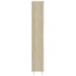 vidaXL Armario de baño contrachapada blanco y roble 30x30x179 cm vidaXL Armario de baño contrachapada blanco y roble 30x30x179 cm