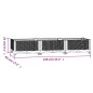 vidaXL Arriate polipropileno 120x40x23 cm vidaXL Arriate polipropileno 120x40x23 cm