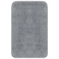 vidaXL Conjunto de alfombras de baño de tela 2 piezas gris vidaXL Conjunto de alfombras de baño de tela 2 piezas gris