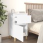 vidaxL Mesitas de noche blancas 2 uds 40x35x70 cm vidaxL Mesitas de noche blancas 2 uds 40x35x70 cm
