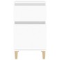 vidaxL Mesitas de noche blancas 2 uds 40x35x70 cm vidaxL Mesitas de noche blancas 2 uds 40x35x70 cm