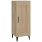 vidaXL Aparador madera contrachapada color roble Sonoma 34,5x34x90 cm vidaXL Aparador madera contrachapada color roble Sonoma 34,5x34x90 cm