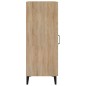 vidaXL Aparador madera contrachapada color roble Sonoma 34,5x34x90 cm vidaXL Aparador madera contrachapada color roble Sonoma 34,5x34x90 cm