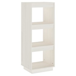 vidaXL Estantería/divisor de espacios madera pino blanco 40x35x103 cm