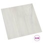 vidaXL Tarimas autoadhesivas 20 unidades PVC 1,86 m² crema