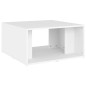 vidaXL Mesas de centro 4 pzas madera contrachapada blanco 33x33x33 cm vidaXL Mesas de centro 4 pzas madera contrachapada blanco 33x33x33 cm