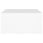 vidaXL Mesas de centro 4 pzas madera contrachapada blanco 33x33x33 cm vidaXL Mesas de centro 4 pzas madera contrachapada blanco 33x33x33 cm