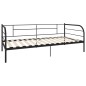 vidaXL Estructura de cama de metal negro 90x200 cm vidaXL Estructura de cama de metal negro 90x200 cm
