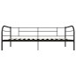 vidaXL Estructura de cama de metal negro 90x200 cm vidaXL Estructura de cama de metal negro 90x200 cm