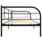 vidaXL Estructura de cama de metal negro 90x200 cm vidaXL Estructura de cama de metal negro 90x200 cm