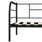 vidaXL Estructura de cama de metal negro 90x200 cm vidaXL Estructura de cama de metal negro 90x200 cm