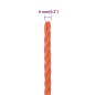 vidaXL Cuerda de trabajo polipropileno naranja 6 mm 50 m vidaXL Cuerda de trabajo polipropileno naranja 6 mm 50 m