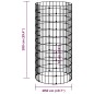 vidaXL Poste circular de gaviones acero galvanizado Ø50x100 cm vidaXL Poste circular de gaviones acero galvanizado Ø50x100 cm