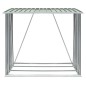 vidaXL Casetilla para leña acero galvanizado verde 163x83x154 cm vidaXL Casetilla para leña acero galvanizado verde 163x83x154 cm