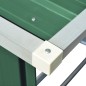 vidaXL Casetilla para leña acero galvanizado verde 163x83x154 cm vidaXL Casetilla para leña acero galvanizado verde 163x83x154 cm