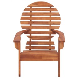 vidaXL Silla Adirondack de madera maciza de acacia