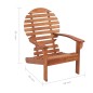vidaXL Silla Adirondack de madera maciza de acacia vidaXL Silla Adirondack de madera maciza de acacia