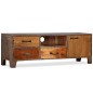 vidaXL Mueble para TV de madera maciza vintage 118x30x40 cm                  