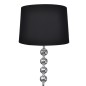 vidaXL Lámpara de pie pantalla y soporte alto 4 bolas adorno negra vidaXL Lámpara de pie pantalla y soporte alto 4 bolas adorno negra