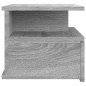 vidaXL Mesita de noche flotante contrachapada gris Sonoma 40x31x27 cm vidaXL Mesita de noche flotante contrachapada gris Sonoma 40x31x27 cm