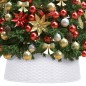 vidaXL Falda del árbol de Navidad blanca Ø65x19,5 cm vidaXL Falda del árbol de Navidad blanca Ø65x19,5 cm