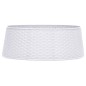 vidaXL Falda del árbol de Navidad blanca Ø65x19,5 cm vidaXL Falda del árbol de Navidad blanca Ø65x19,5 cm