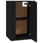 vidaXL Muebles para TV de pared 2 uds negro 40x34,5x60 cm vidaXL Muebles para TV de pared 2 uds negro 40x34,5x60 cm