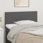 vidaXL Cabecero de cuero sintético gris 100x5x78/88 cm vidaXL Cabecero de cuero sintético gris 100x5x78/88 cm
