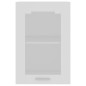 vidaXL Armario colgante vidrio madera ingeniería blanco 40x31x60 cm vidaXL Armario colgante vidrio madera ingeniería blanco 40x31x60 cm