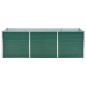vidaXL Arriate de jardín de acero galvanizado verde 240x80x77 cm vidaXL Arriate de jardín de acero galvanizado verde 240x80x77 cm