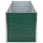 vidaXL Arriate de jardín de acero galvanizado verde 240x80x77 cm vidaXL Arriate de jardín de acero galvanizado verde 240x80x77 cm