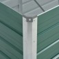vidaXL Arriate de jardín de acero galvanizado verde 240x80x77 cm vidaXL Arriate de jardín de acero galvanizado verde 240x80x77 cm