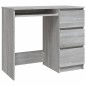 vidaXL Escritorio de madera contrachapada gris Sonoma 90x45x76 cm vidaXL Escritorio de madera contrachapada gris Sonoma 90x45x76 cm
