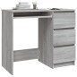 vidaXL Escritorio de madera contrachapada gris Sonoma 90x45x76 cm vidaXL Escritorio de madera contrachapada gris Sonoma 90x45x76 cm