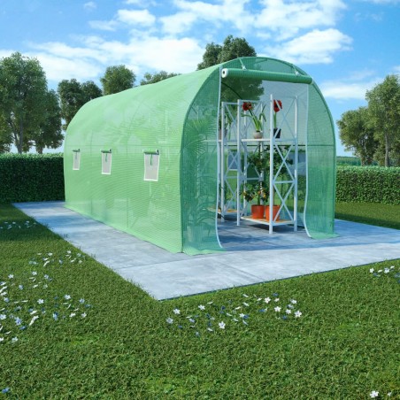 vidaXL Invernadero 9 m² 4,5x2x2 m
