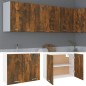 vidaXL Armario colgante madera contrachapada roble ahumado 80x31x60 cm vidaXL Armario colgante madera contrachapada roble ahumado 80x31x60 cm