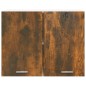 vidaXL Armario colgante madera contrachapada roble ahumado 80x31x60 cm vidaXL Armario colgante madera contrachapada roble ahumado 80x31x60 cm
