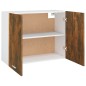 vidaXL Armario colgante madera contrachapada roble ahumado 80x31x60 cm vidaXL Armario colgante madera contrachapada roble ahumado 80x31x60 cm