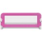 vidaXL Barandilla de seguridad cama de niño 102x42 cm rosa vidaXL Barandilla de seguridad cama de niño 102x42 cm rosa