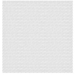 vidaXL Valla alambrada jardín acero inoxidable 100x85 cm 30x17x2,5mm