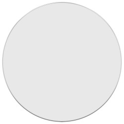 vidaXL Espejo de pared redondo plateado Ø 60 cm