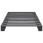 vidaXL Estructura de cama de palés madera maciza pino gris 100x200 cm vidaXL Estructura de cama de palés madera maciza pino gris 100x200 cm