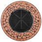 vidaXL Mesita con brasero de mosaico cerámica terracota 68 cm vidaXL Mesita con brasero de mosaico cerámica terracota 68 cm