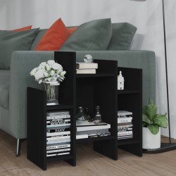 vidaXL Armario auxiliar de madera contrachapada negro 60x26x60 cm