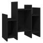 vidaXL Armario auxiliar de madera contrachapada negro 60x26x60 cm vidaXL Armario auxiliar de madera contrachapada negro 60x26x60 cm