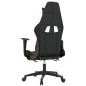 vidaXL Silla gaming masaje y reposapiés cuero sintético negro naranja vidaXL Silla gaming masaje y reposapiés cuero sintético negro naranja