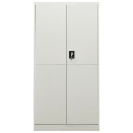 vidaXL Armario de taquilla de acero gris claro 90x40x180 cm