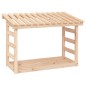 vidaXL Leñero de madera maciza de pino 108x64,5x78 cm vidaXL Leñero de madera maciza de pino 108x64,5x78 cm